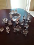 14st Fina SWAROVSKI Krisrallfigurer