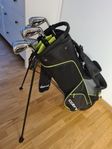 Cobra King F9 järnset, putter, bag, wedgar