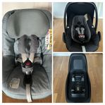 Maxi-Cosi Babyskydd Pebble + Bilbarnstol Pearl + Isofix bas