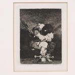 Francisco Goya - Etsning "The little prisoner"