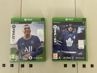 Xbox Series Spel - NHL & FIFA 22