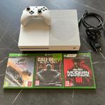 Xbox One S + 4st Spel