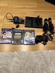 Playstation 2 slim med singstar