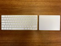 Magic Trackpad 2 och Magic Keyboard