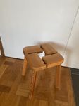 vintage Pall Finnsauna Lagerholm furu 90-talet stool 