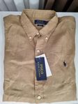 Ny Ralph Lauren skjorta Strl. L Beige/Khaki