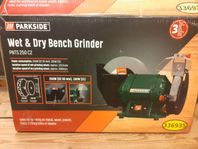 Våt-torr bänkslipmaskin/ dry & wet bench grinder