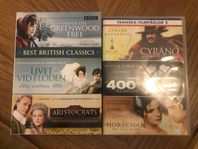 Franska filmpärlor och Best british classics säljes!