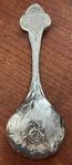 souvenir Gotland sked silver aluminium silvrig 