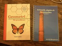 Geometri + Aritmetrik, algebra & funktionslära