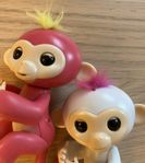 Två Fingerling Monkies - Interaktiva apor i fint skick