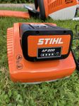 Stihl batteriladdare, batteri, stångsekatör