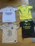 fotbollströjor - Madrid, Chelsea, bellingham, Ronaldinho 