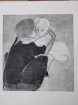 Helene Schjerfbeck - "Systarna", original 1945 rotogravyr