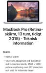 MacBook Pro Retinaskärm