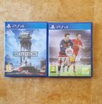 Fifa 16 & Battlefront 1 (PS4)