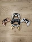 PlayStation Dualshock 4 trådlös PS4 handkontroller -2 pack