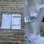 Vacker ljusgrå gardinlängd 