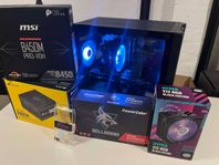 Gaming dator, Ryzen 5, Rx 6600xt