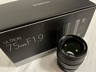 Voigtlander Ultron 75mm F1.9 Lens