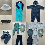 Stort klädpaket baby storlek 80 (9-12 mån). Nypris 3750kr