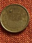 Rare coins 1 cents Spain 1999