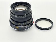 Leitz Leica Summicron -M 1:2/50  med Leitz UV-filter