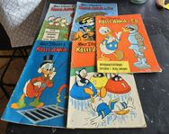 Kalle Anka & Co Tidningar Nr 9,11,14, 29, 48 år 1960,