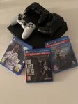 Playstation 4 Slim - 500 GB + 3 Kontroller & 3 Spel