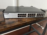 D-link DGS-1100-24 Managerbar gigabitswitch 24 portar