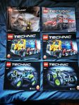 Lego Technics 42053, 42068, 42024 & 42037