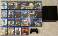 PlayStation 4 inkl. 22 spel