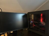 stationär dator och 144hz skärm