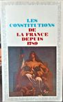 Les Constitutions de la France depuis 1789