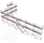 Layher aluminium Ram ställning Bytes -