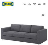 Vimle soffa, 3-sits från Ikea. 