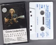 GÖSTA LINDERHOLM - BLÅ BALLADER & GRÖNA DEMONER -Kassettb