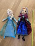 frost Elsa och Anna mjuka dockor 