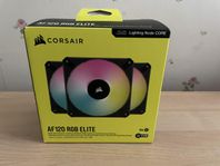 Corsair iCUE AF120 RGB Elite Svart 3-pack