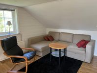 IKEA Bäddsoffa + Fåtölj, bord  m m