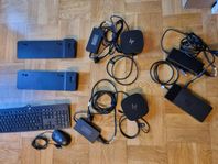 Dockningsstation för laptop HP USB-C DOCK G5, Dell WD19s,mm