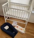 Bedside crib ”Cocon” från Filikid inkl madrass, babynes