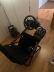 Logitech gaming ratt med stol