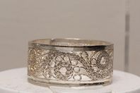 Womens Vintage Estate 925 Sterling Silver Filigree Ring