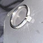 diamantring 0,28 + 0,50 carat