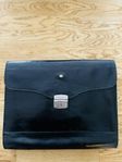 Baron Leather Laptop Portfolio - Black