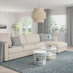 Reserved | VIMLE 4-sitssoffa med schäslong, Gunnared beige 