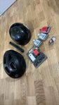 HELMETS for Bike  & Biltema Bike lights 