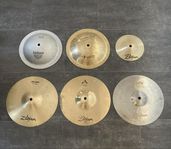 Zildjian, Sabian effektcymbaler, splashar mm