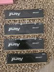 Kingston Fury Beast DDR4 3200MHz 32gb (4x8)